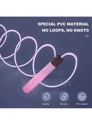 2.8M Comfortable Handles LED Luminous Transparent Jump Skipp