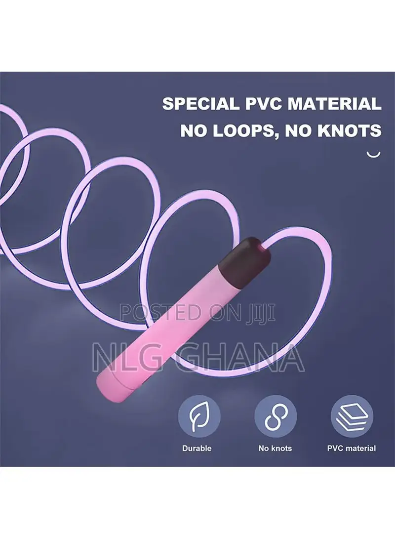 2.8M Comfortable Handles LED Luminous Transparent Jump Skipp