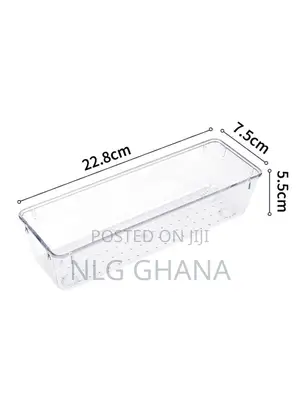 16pcs / Set Non-Slip Transparent Pet Storage Box for Drawers