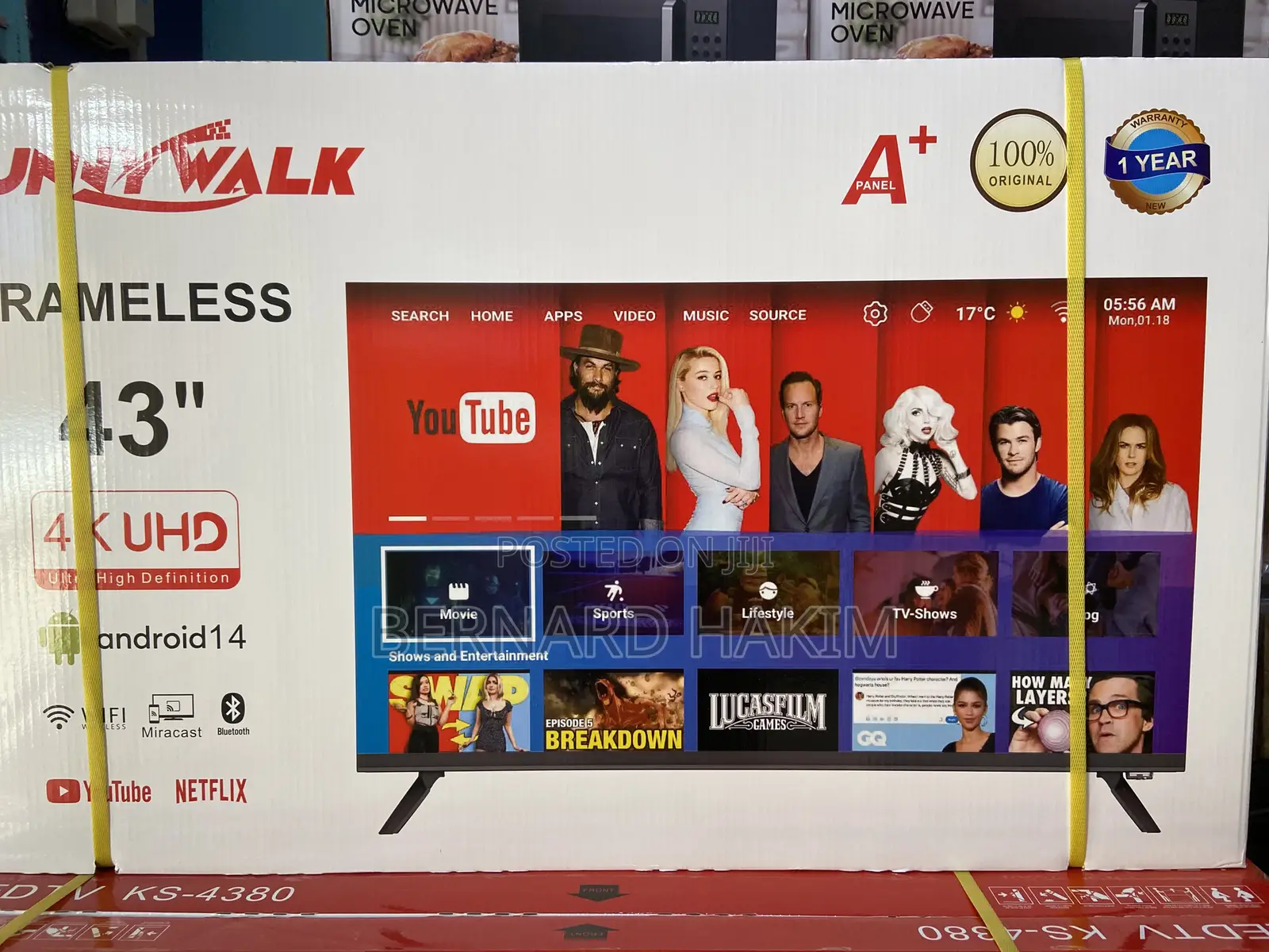 Sunny Walk 43” Smart Tv
