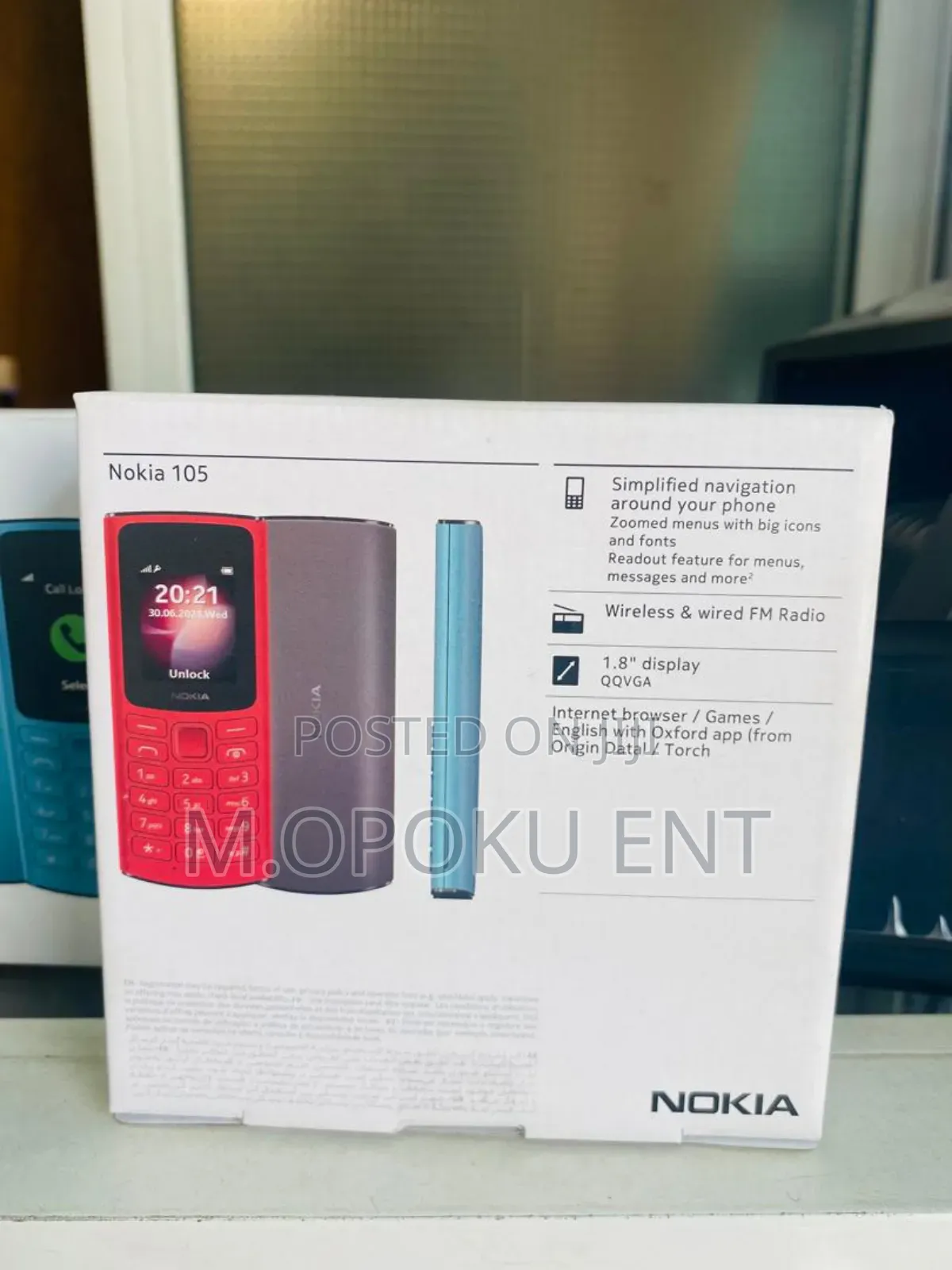 New Nokia 106 Black