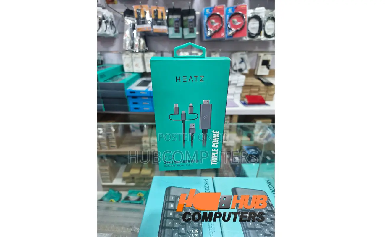 Heatz Zt57 HDMI Cable 3 in 1