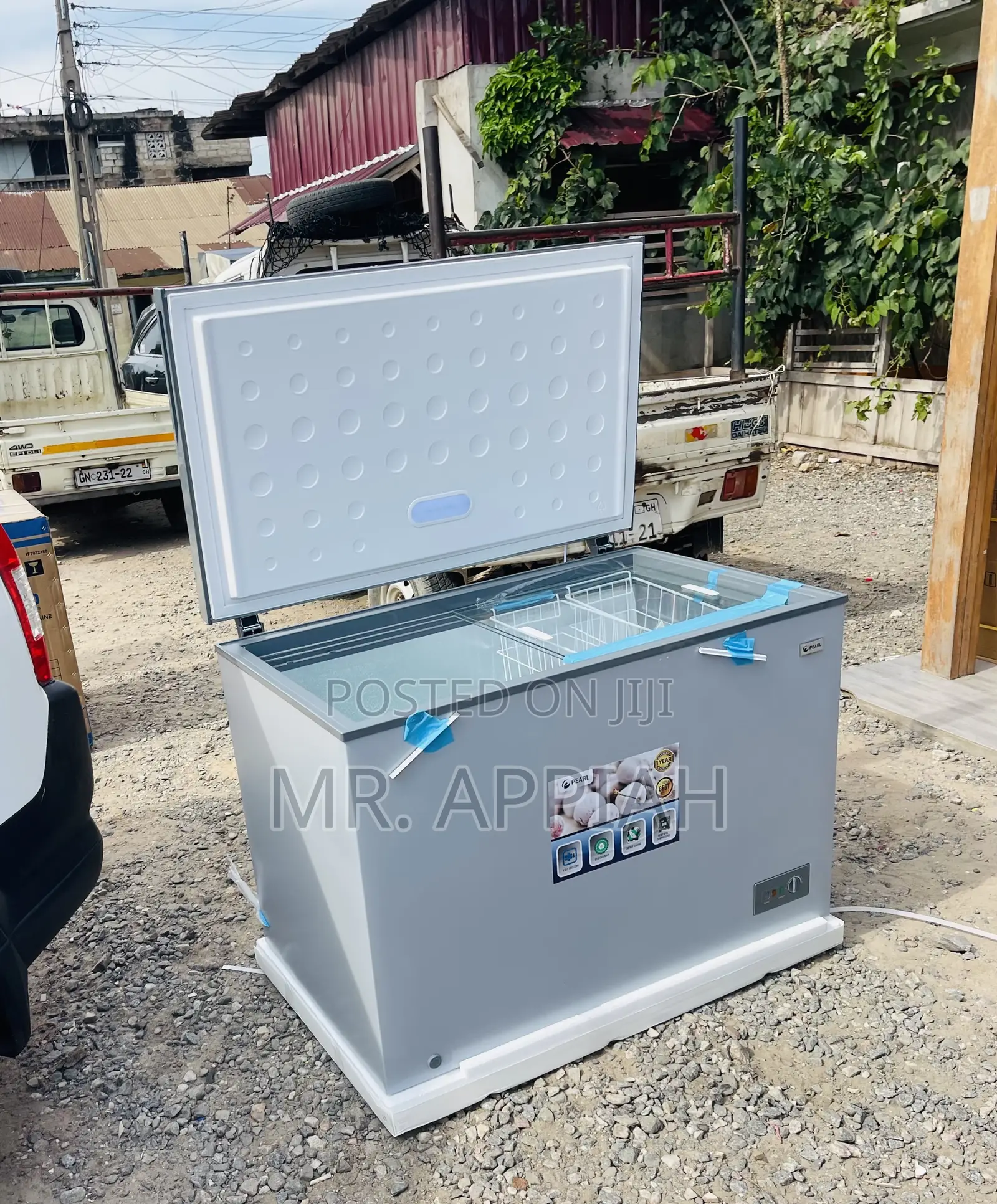 Chest Freezer Pearl PCF --2b Electric Freezer(Silver).