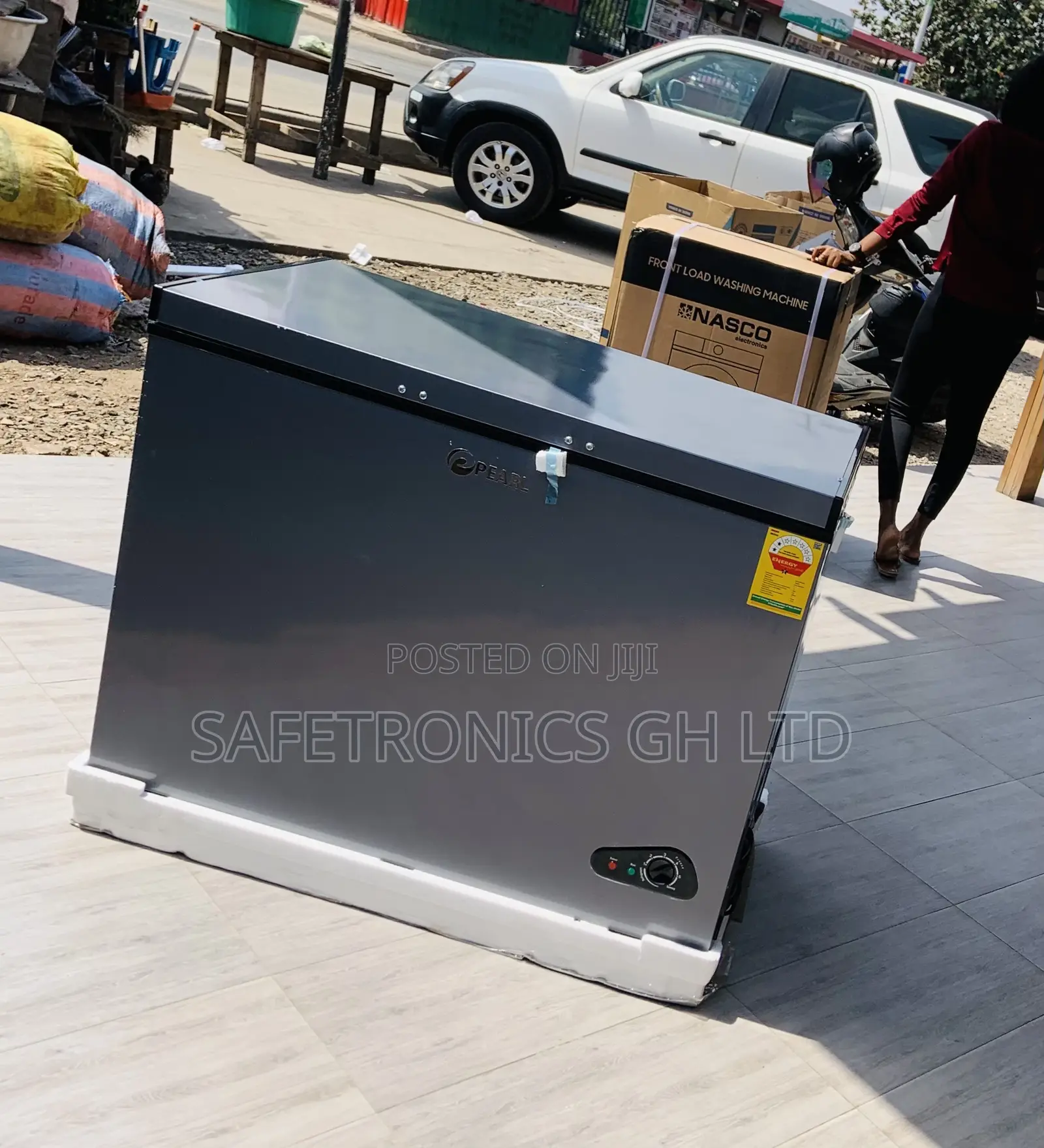 Elegant Quiet Pearl 250 Liters Singledoor Dark-Gray Freezer