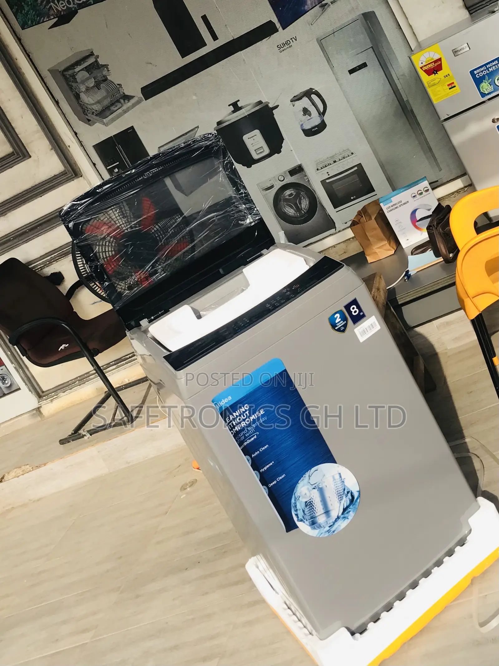 Fullauto Smart Inverter 8kg Topload Midea Washingmachine