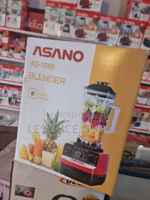 Asano 1200W Blender: Variable Speed for Control