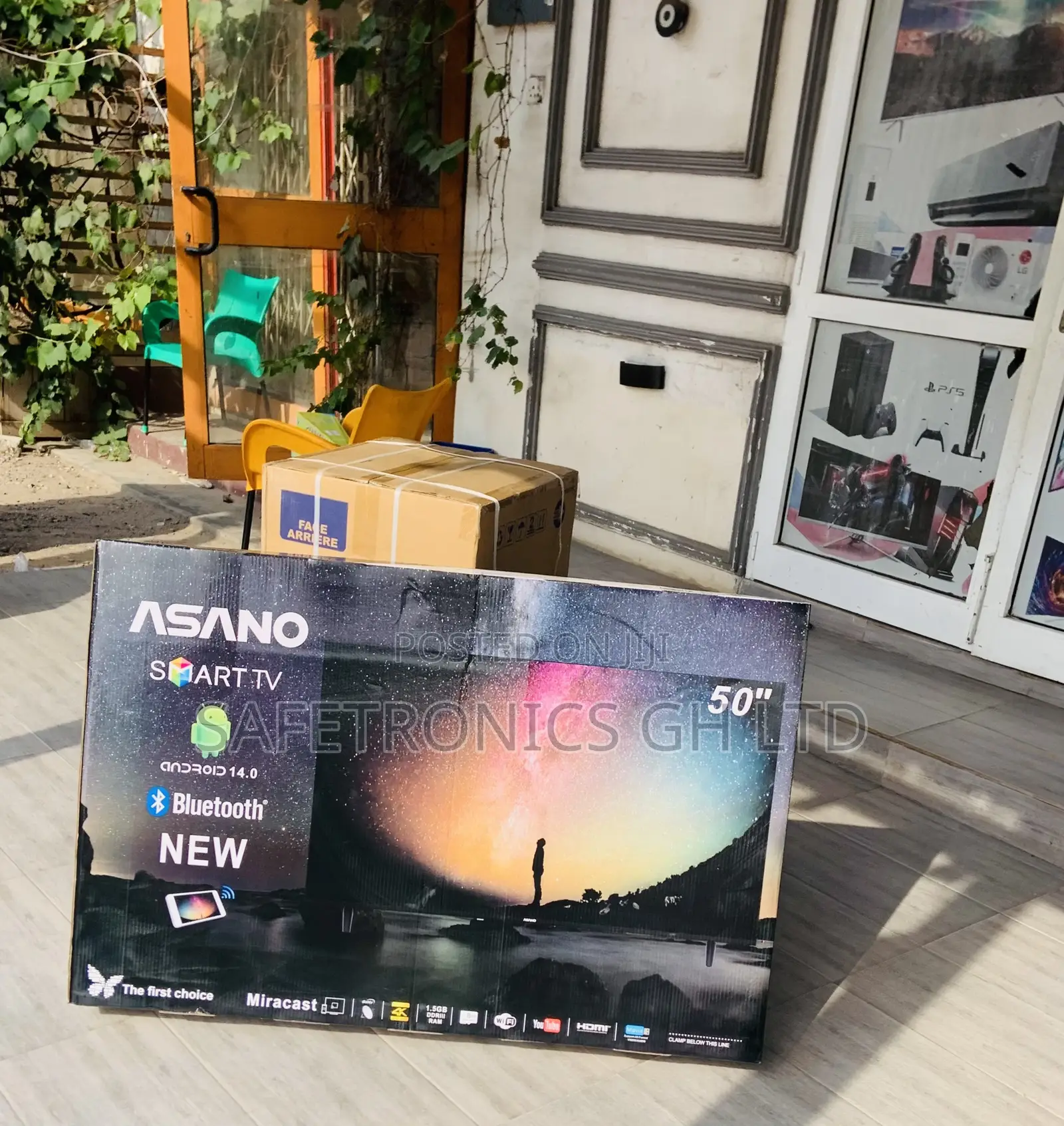 50 Inch Smartscreen Led Android Asano UHD Crystal Tv