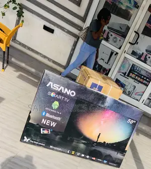 Boxed Asano 50 Inch Smartscreen Led Android Tv