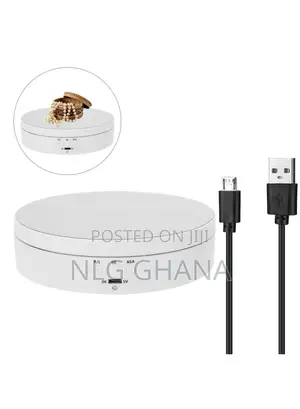 5.4" Electric 360 Degree Rotating Turntable Display Stand