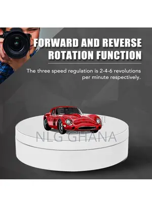 5.4" Electric 360 Degree Rotating Turntable Display Stand