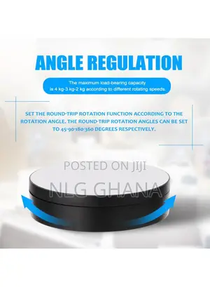 5.4" Electric 360 Degree Rotating Turntable Display Stand