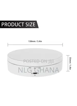 5.4" Electric 360 Degree Rotating Turntable Display Stand