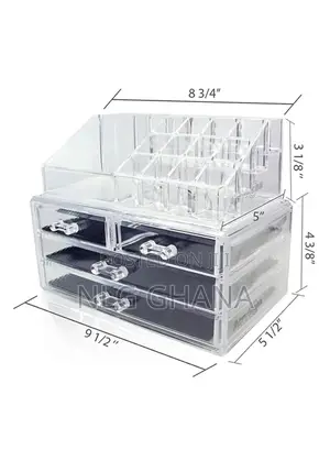 Large Makeup Brushes Organizer Desktop Cosmetic Jewelry Stor