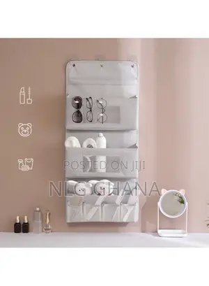 3-Layer Storage Bag 600D Oxford Cloth Wall Door Hanging Orga
