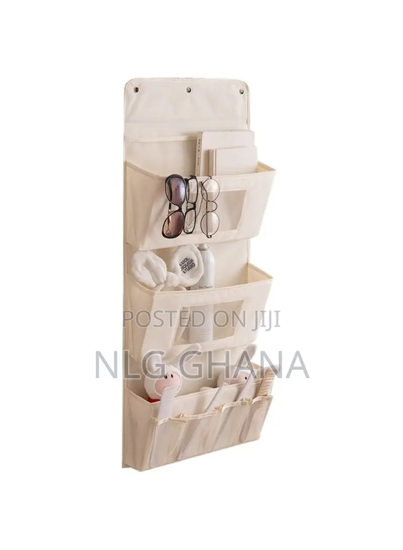 3-Layer Storage Bag 600D Oxford Cloth Wall Door Hanging Orga