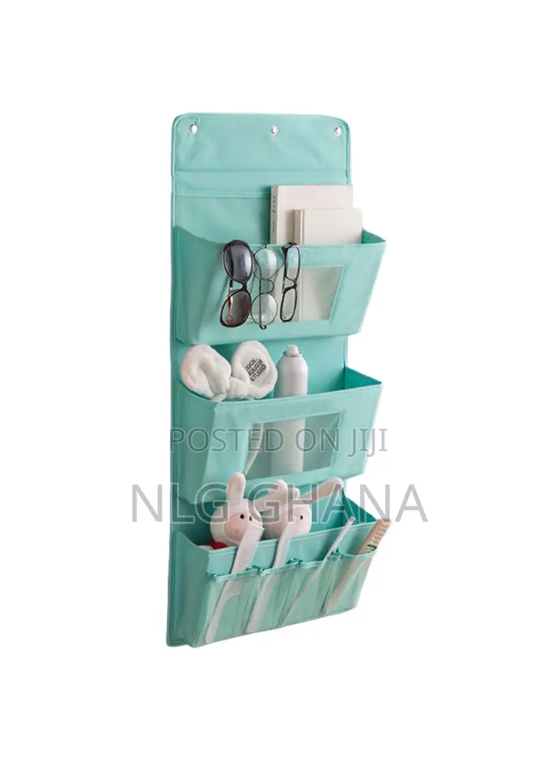 3-Layer Storage Bag 600D Oxford Cloth Wall Door Hanging Orga