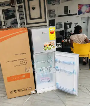 New Galaxy 200tm Double Door Fridge(Silver) 