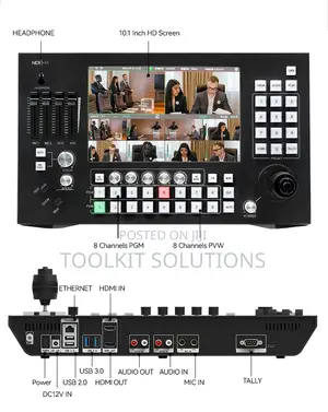 8-Channel Ndi|Hx2 Live Video Controller
