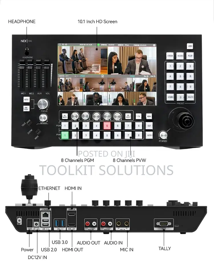 8-Channel Ndi|Hx2 Live Video Controller
