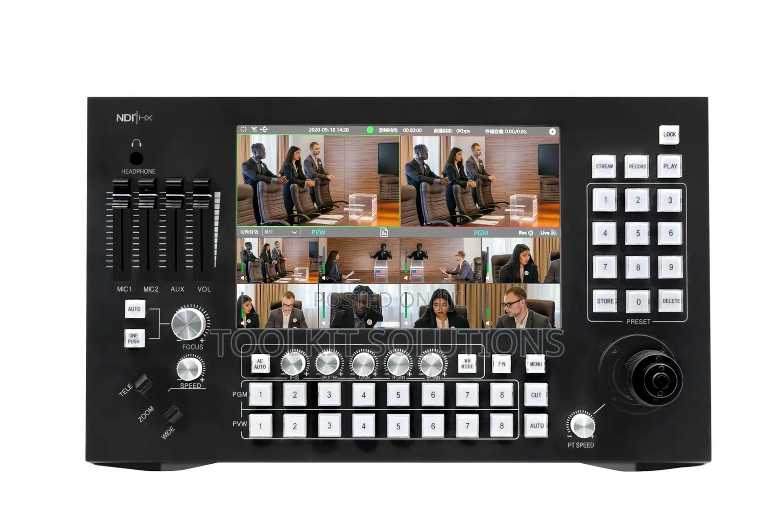 8-Channel Ndi|Hx2 Live Video Controller