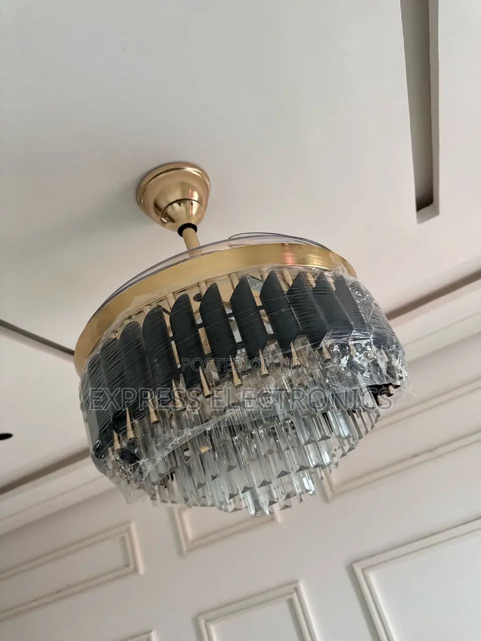 Best Buy for Less Chandelier Crystal Fan Light