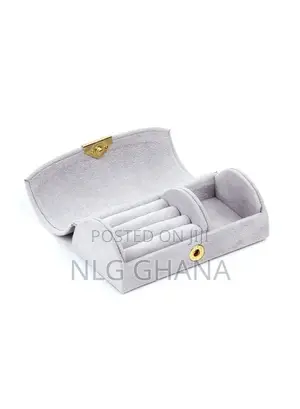 Portable Travel Arched Jewelry Storage Box Earring Bracelet