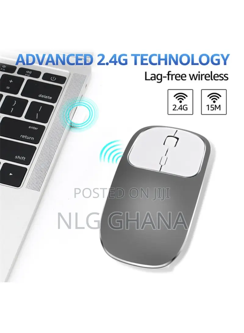 Aluminium Alloy Rechargeable 2.4g Wireless Optical Mouse