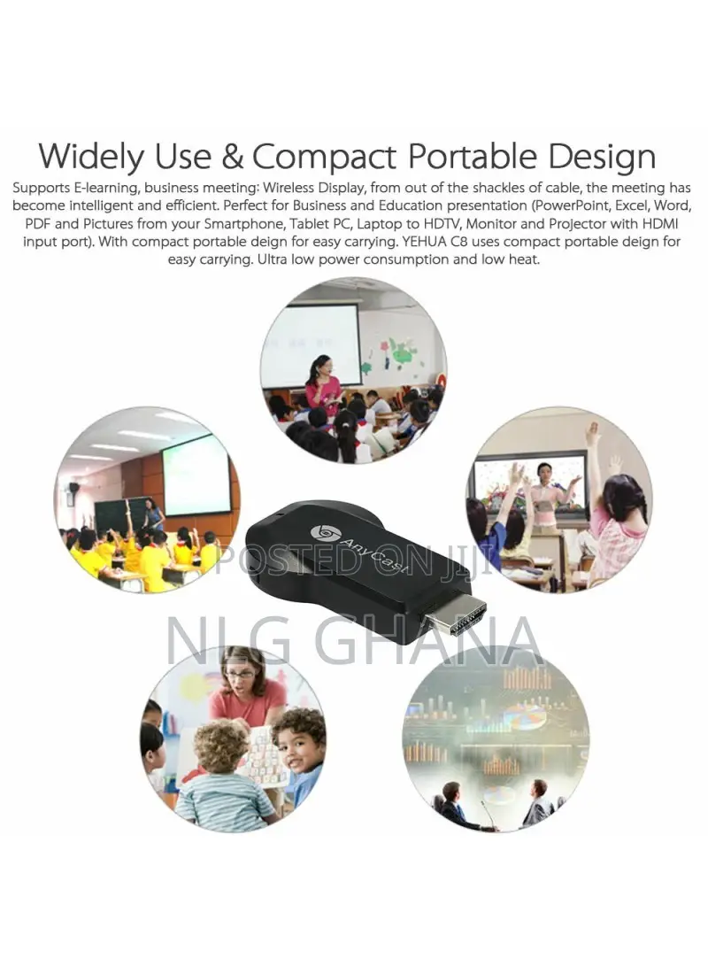2.4G 1080P Miracast Wireless Dlna Wifi HDMI to Micro USB Don