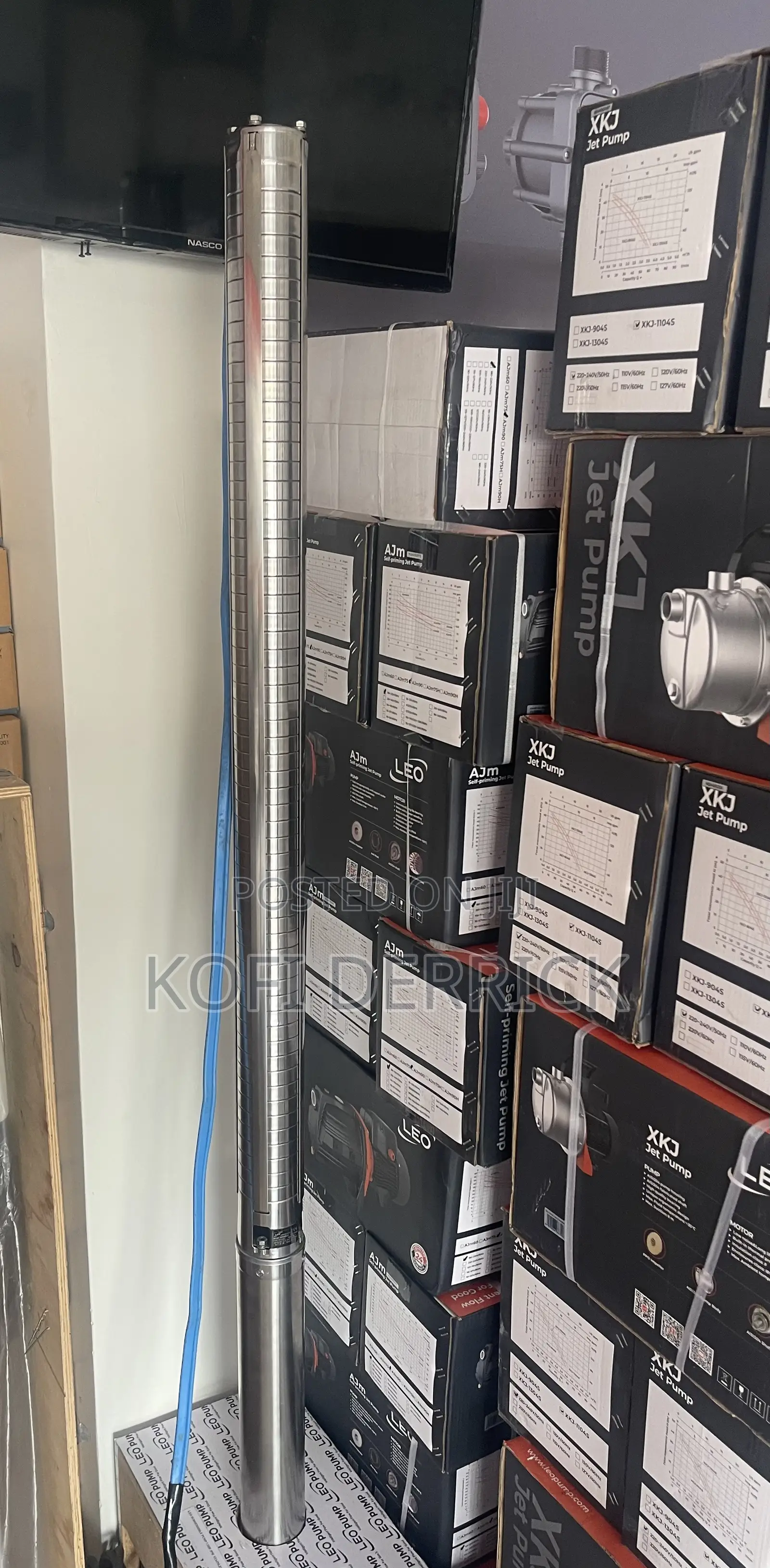 7.5hp Borehole Pump - 3phase Borehole Pump