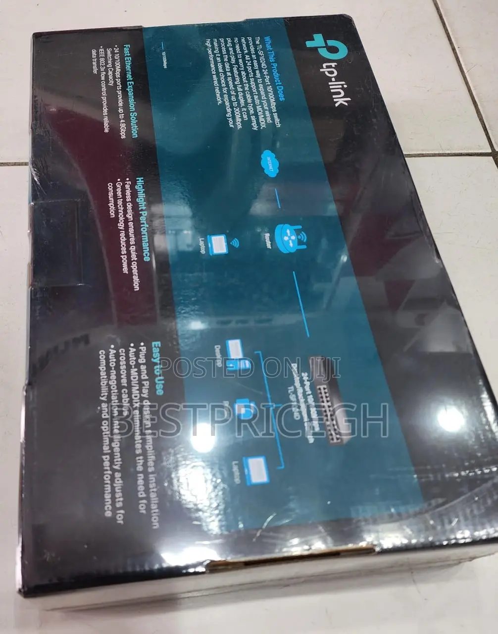 Tp-Link 24-Port 10/100mbps Desktop/Rackmount Switch