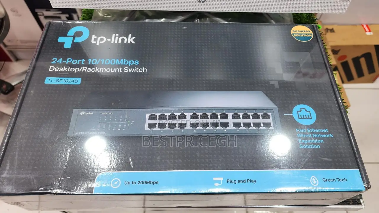 Tp-Link 24-Port 10/100mbps Desktop/Rackmount Switch