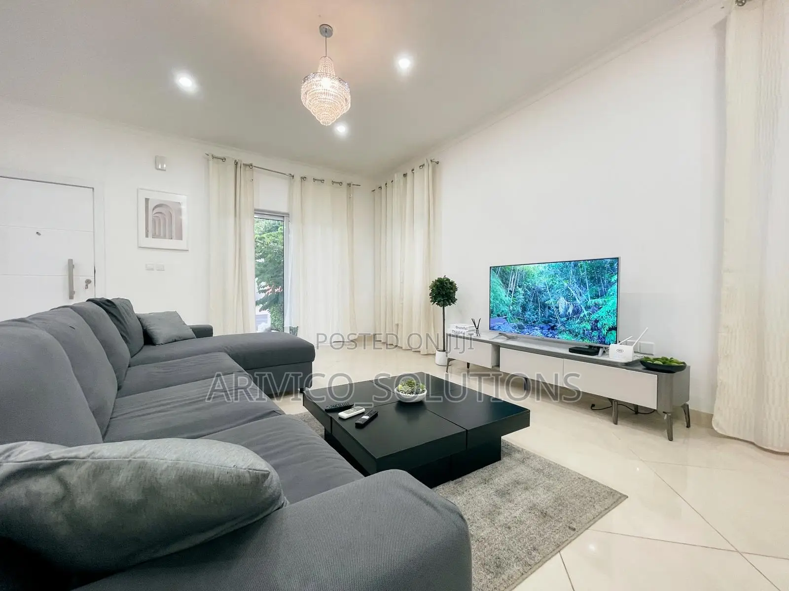 Furnished 3bdrm Townhouse / Terrace in The Greens, Tema Metropolitan