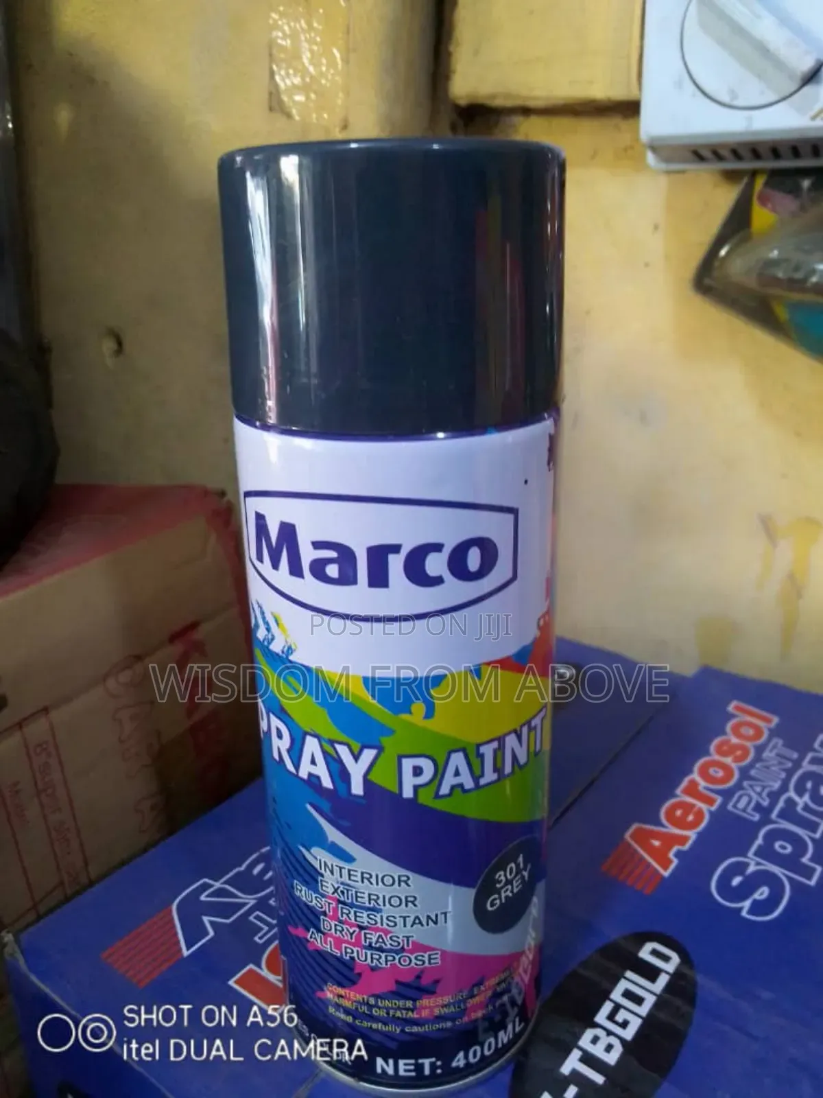 Anti Rust Oil Can Spray Available in Colours Grey