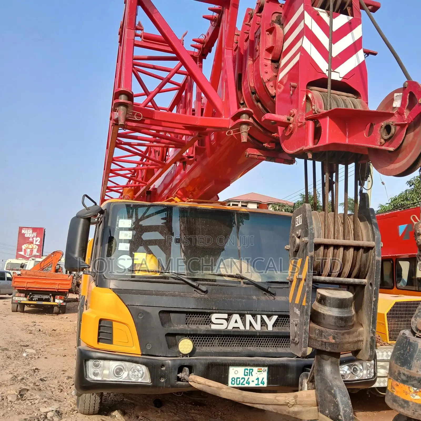 50, 55, 60, 80 and 120 Tons Crane for Hiring