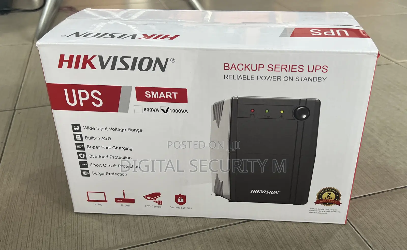 UPS Hikvison 1000va