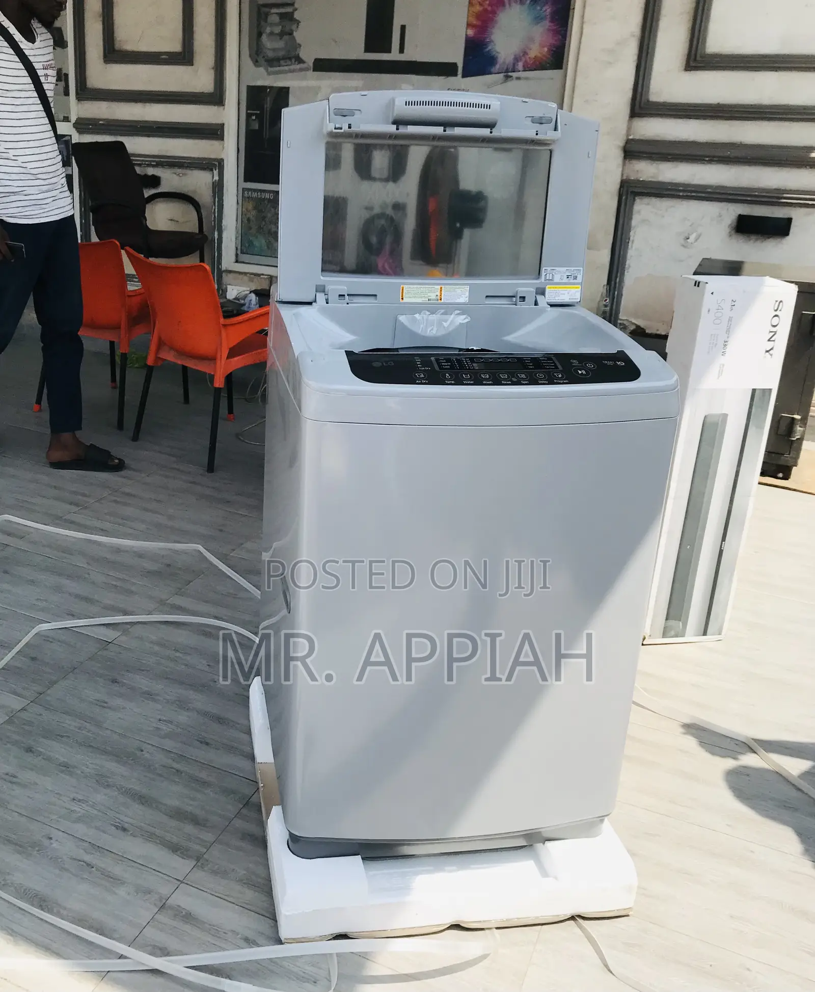 Authentic LG 13kg Top Load Electric Washing Machine(Gray).
