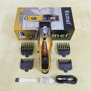 Kemei KM-709A Men's Cordless Barbering Machine Hair Clipper