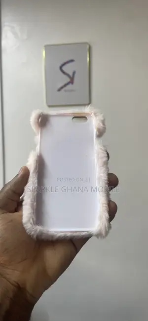 iPhone 6/6s (Furry Case) Pink Back Case