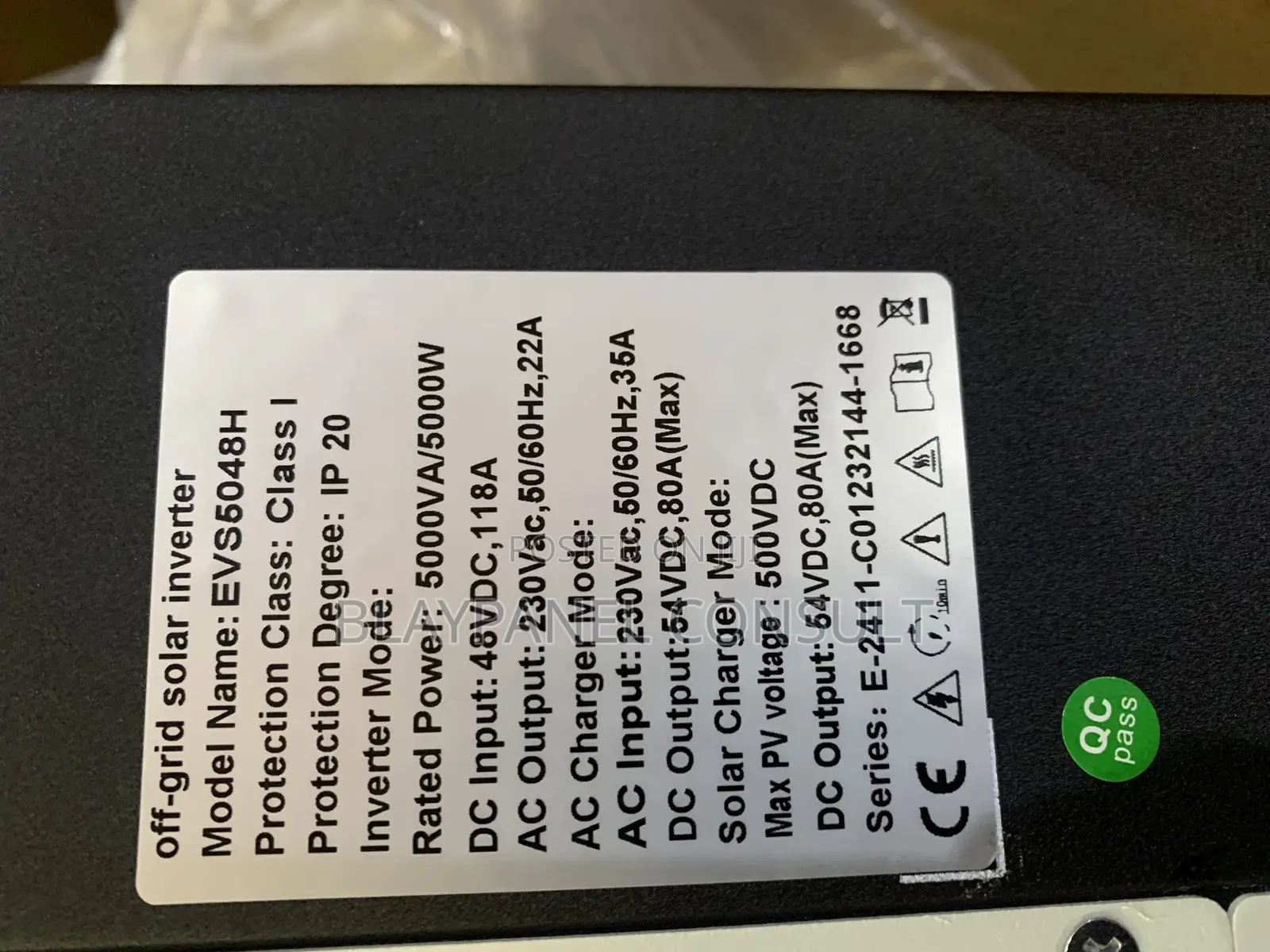 5kw 48v Evada Hybrid Solar Inverter