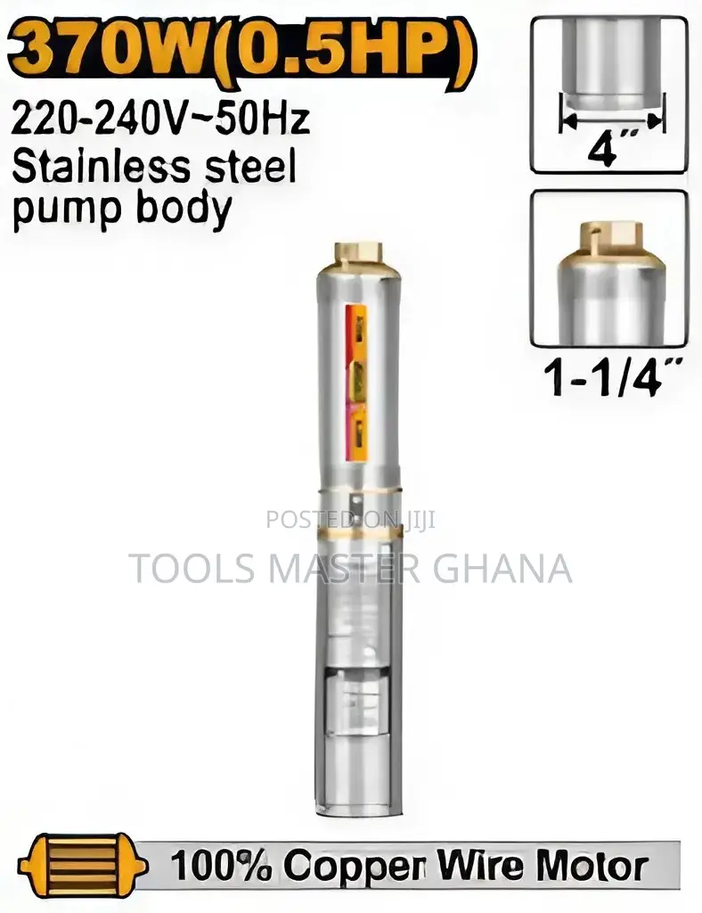4" Deep Well Pump - DWP3701