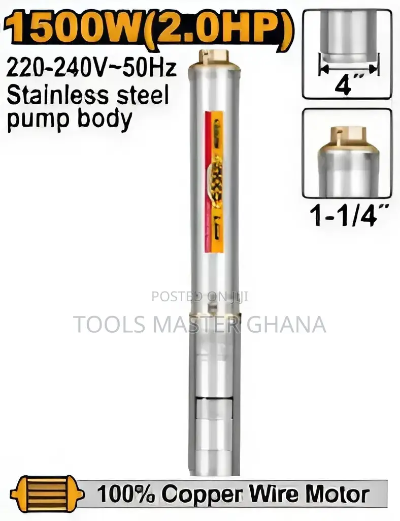 4" Deep Well Pump - Dwp15001