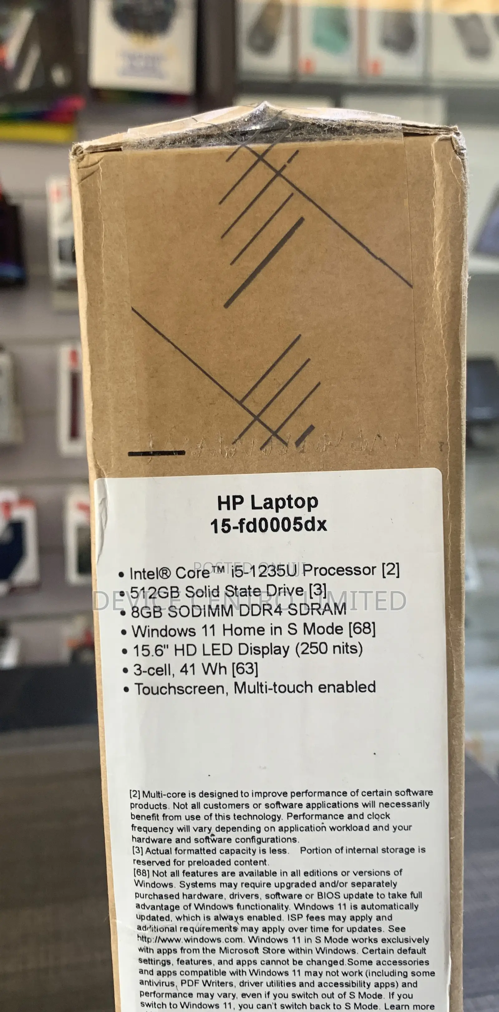 New Laptop HP 15 8GB Intel Core I5 SSD 512GB
