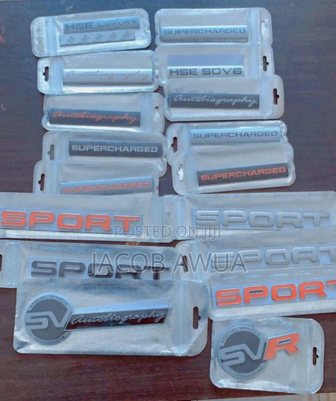 Range Rover Car Crowns and Styling Sticker Sport Emblem