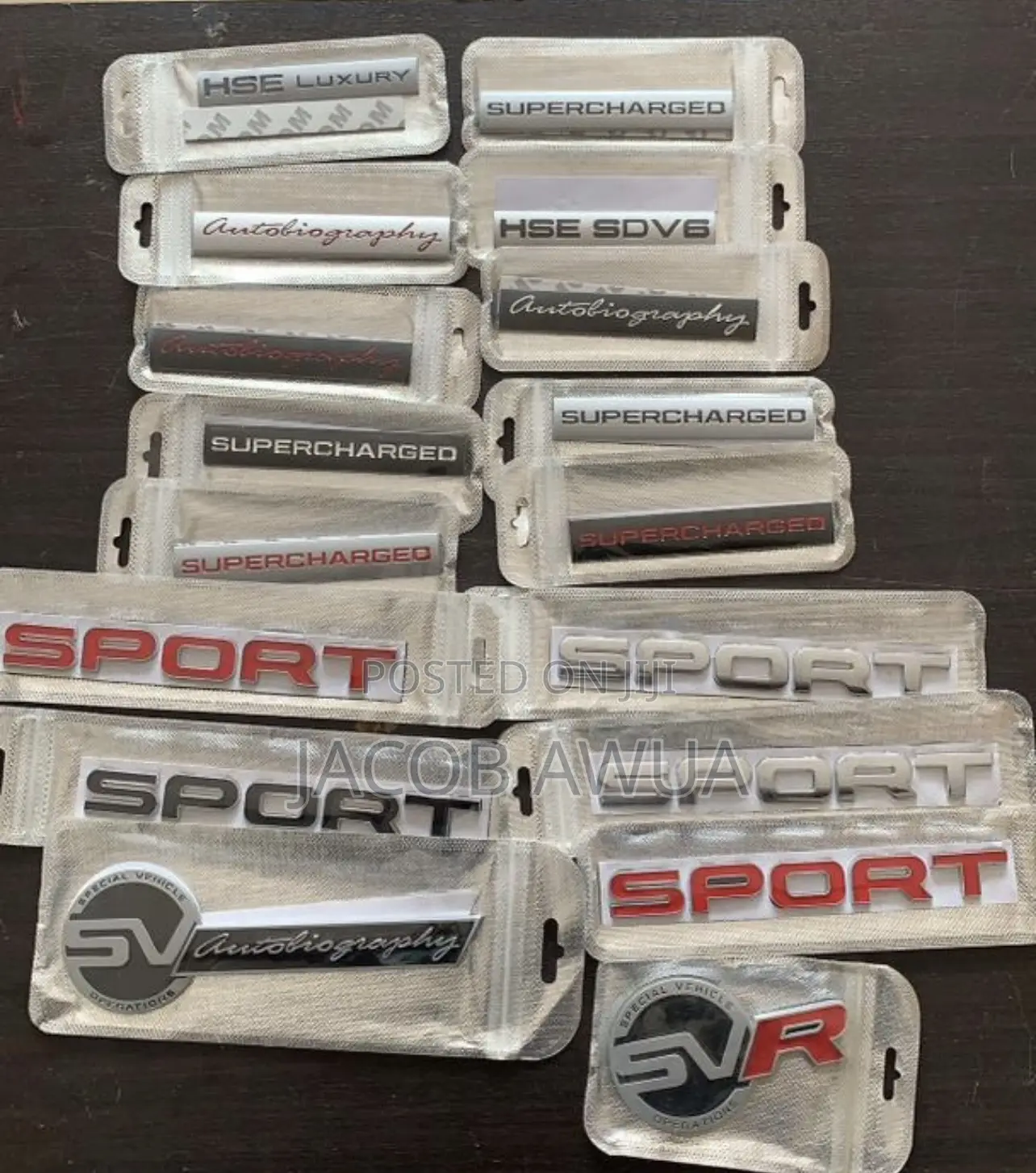 Range Rover Car Crowns and Styling Sticker Sport Emblem