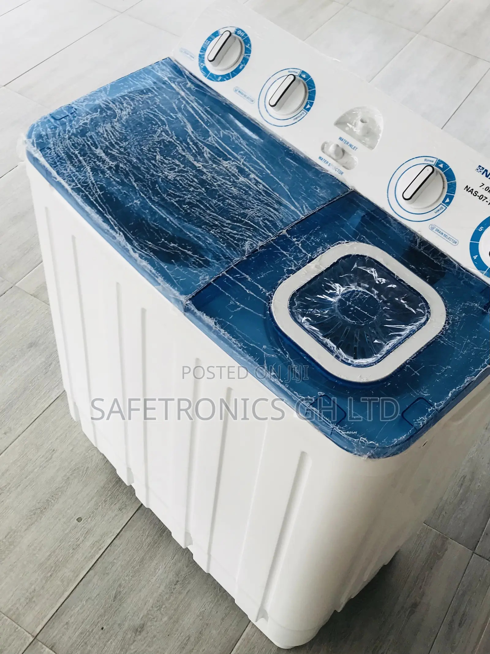 Neatly Boxed Nasco Topload Twintub Washer 7kg