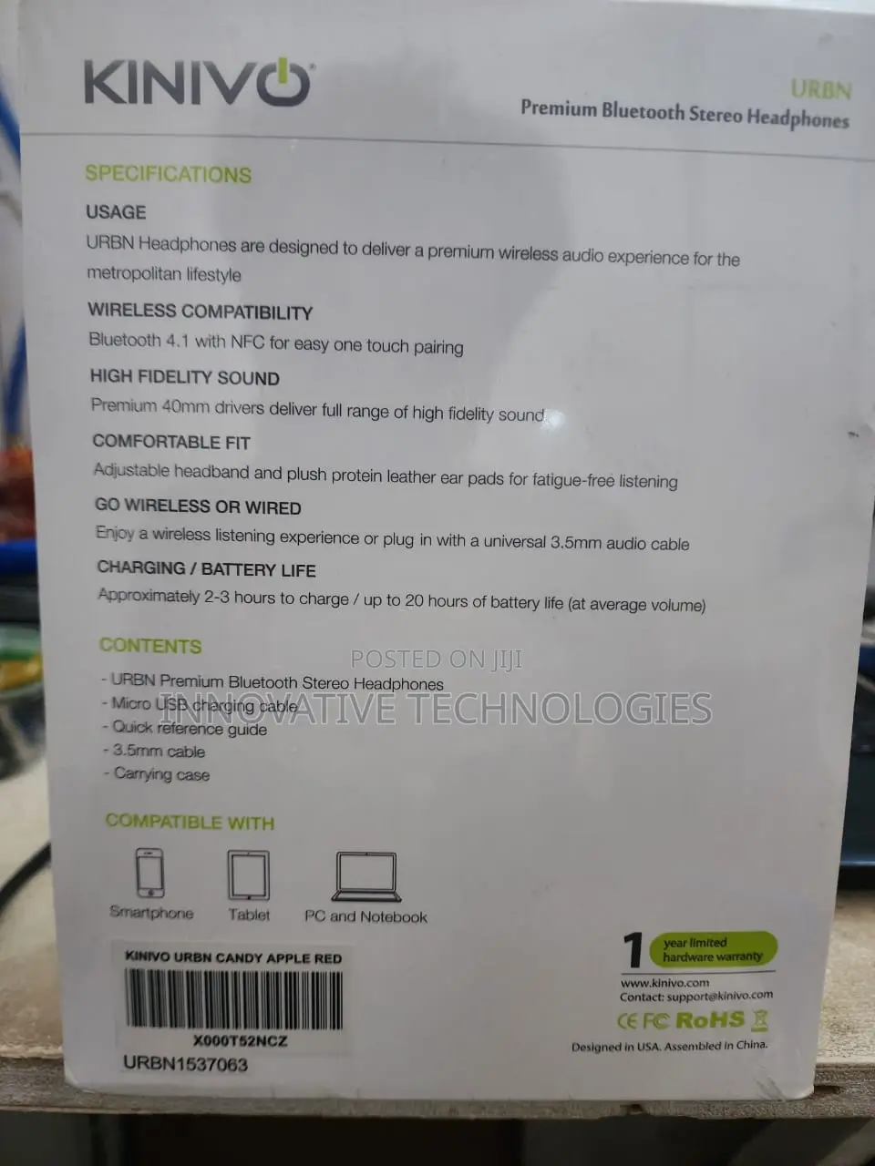 Kinivo Wirless Headphone