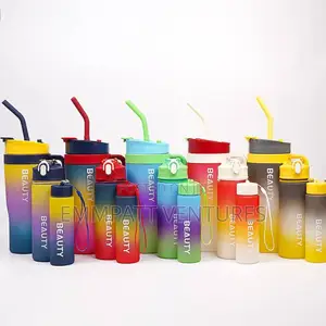 Multi Coloured 3 Set Water Bottle