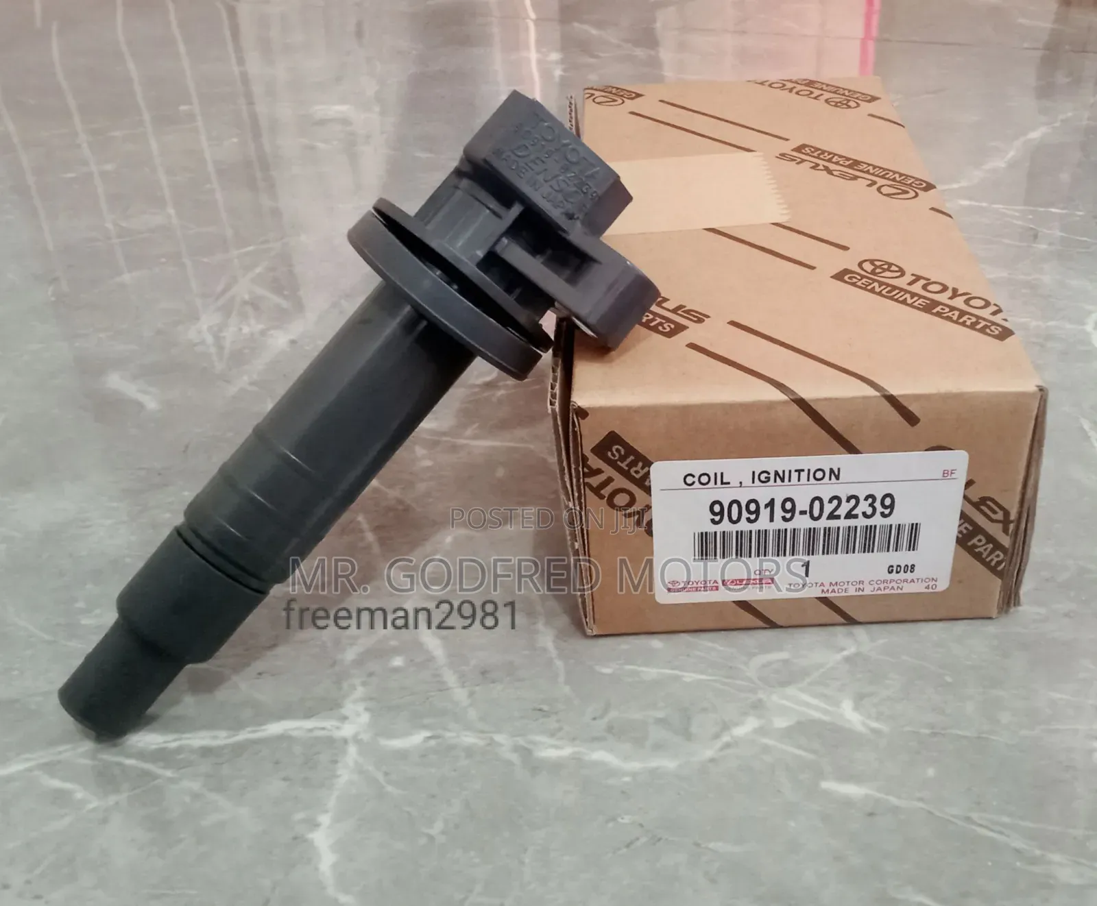Toyota Corolla 2006-08 Ignition Coil. Original