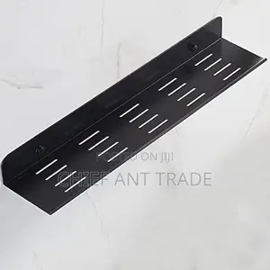 Black Bathroom Shelf. 60cm Jz0002