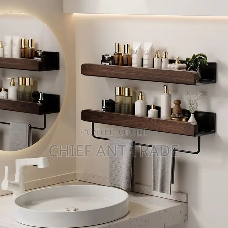 Wooden Designed Shelf Jz0019 60cm